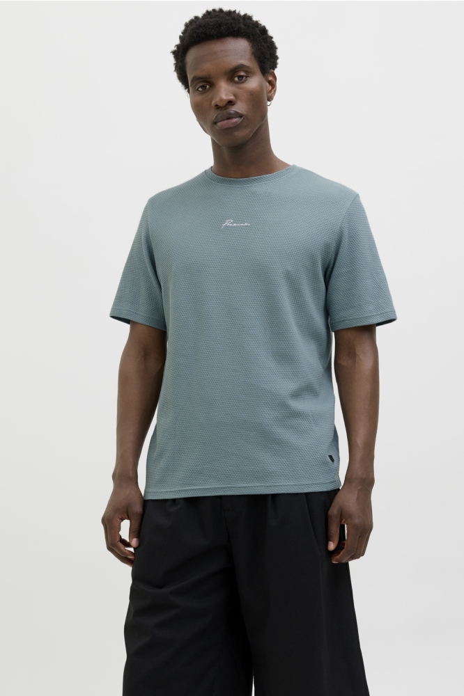 JPRBLAFRANCO SS TEE CREW NECK LN 12175825 STORMY SEA